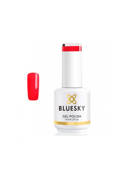 BLUESKY Lac de unghii semipermanent UV Roșu Carota 15ml