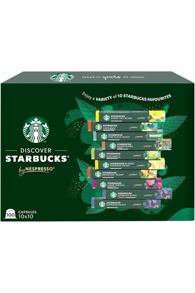starbucks coffee Set 100 capsule Starbucks by Nespresso – 10 sortimente de ca...