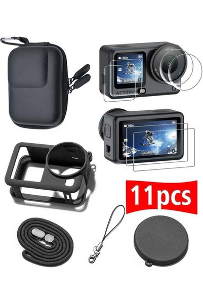 Generic YOUGE Silicone Case for DJI Action 6, Screen Protectors&Lens Caps Acc...