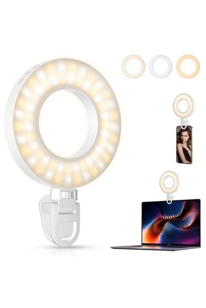 Generic Pikengenus Video Conference Lighting Kit, Ring Light for Monitor Clip...