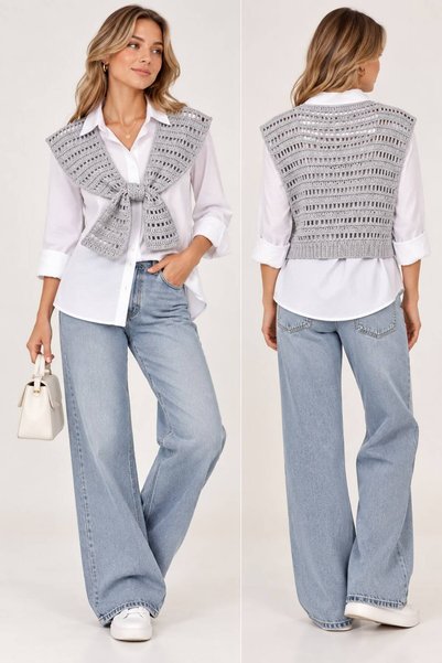 one depot only for quality life Women's Knitted Scarf Square Form Shoulder Shawl