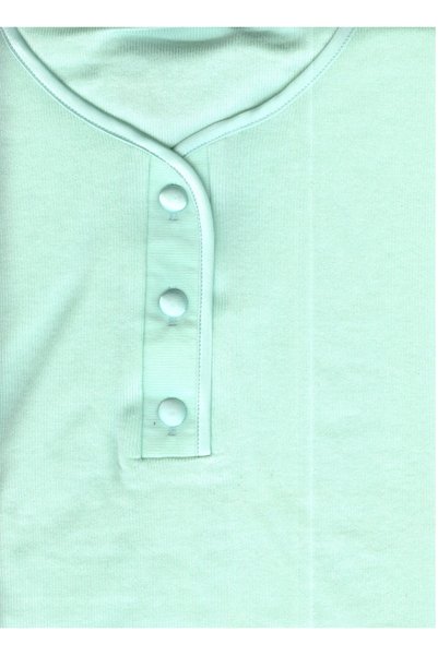 Luna Pijamale scurte dama din satin 113 XXL acvamarin cu vascoza Pret mic!!!