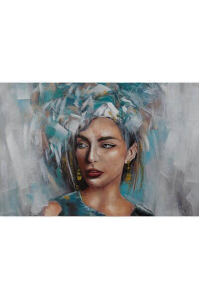 Eurofirany Tablou Decorativ, Eurofirany, 604, Portret De Femeie, Romantic, Dr...