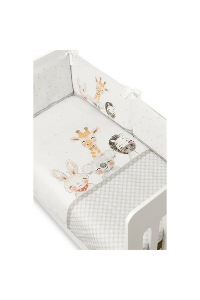 Interbaby Set paturici pentru bebe, Interbaby, alb, 100x135cm