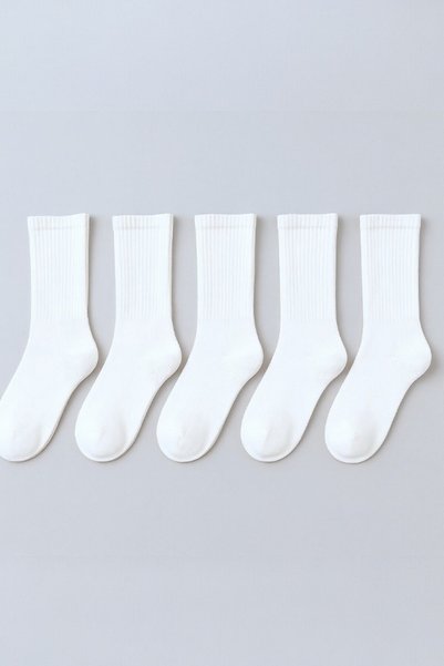 Hitit Socks Unisex 5 Çift Premium Kalite Yüksek Pamuklu Kolej Çorap