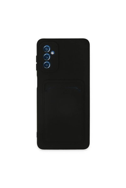 FMA Samsung Galaxy M52 5g Case Kelvin Silicone with Business Card - Black