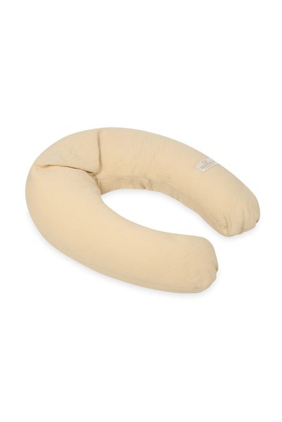 BabyMatex Perna de pozitionare Relax Muslin, antialergica, bumbac, bej, 190 cm