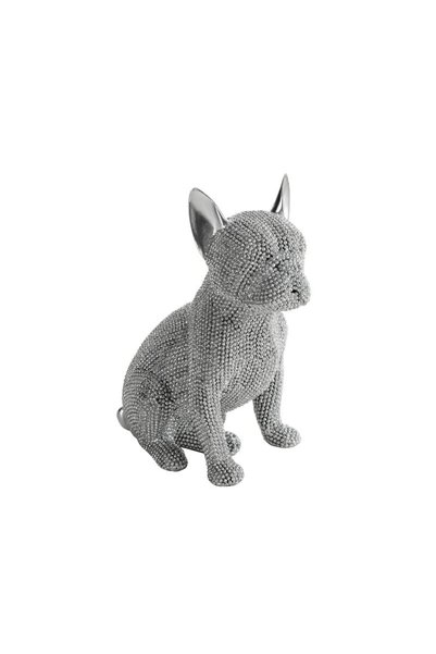 Eurofirany Figurina decorativa, 13x9x17cm, argintie