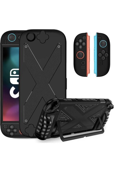 Generic Protective Case Compatible with Switch 2 2025, PC+TPU Grip Protective...