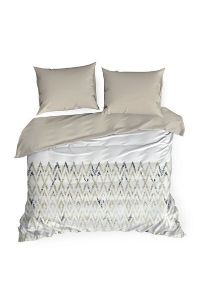 Design 91 Set lenjerie de pat 3 piese Eurofirany Verano 160x200 cm geometric ...