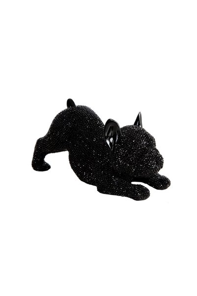 Eurofirany Figurina decorativa, 19x8cm, neagra