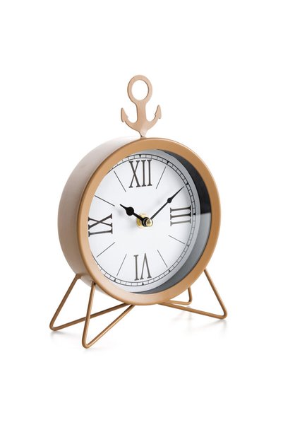 Eurofirany Ceas decorativ, 16x5x23cm, maro