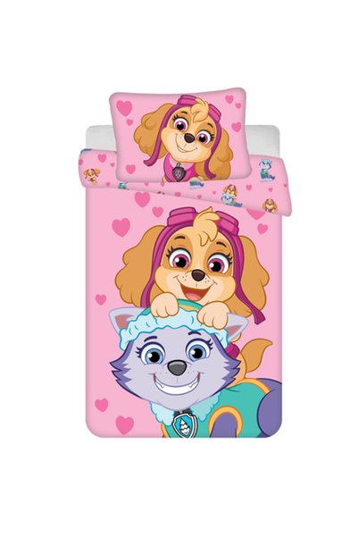 Jerry Fabrics Lenjerie de pat copii Mancs Őrjárat Girls Friends copii, 100×13...