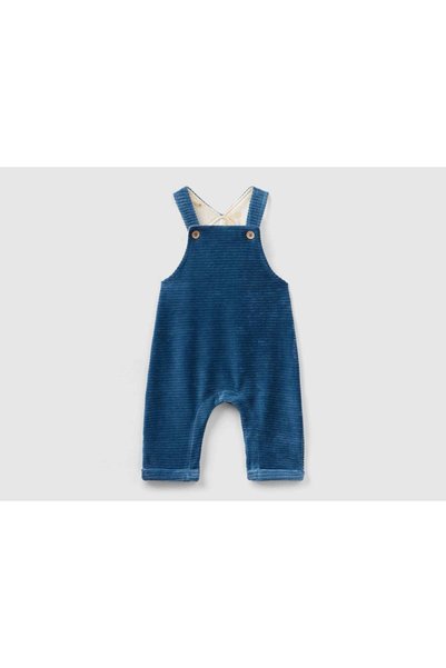 United Colors of Benetton Ribbed Knit Overalls