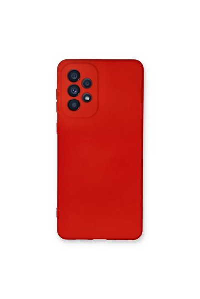 FMA Samsung galaxy a73 5g case nano inner velvet silicone - red