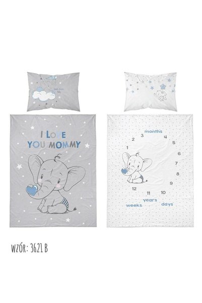 Detexpol Lenjerie cu 2 fete pentru patut, Detexpol, Sunny, Bumbac, 2 piese, 9...