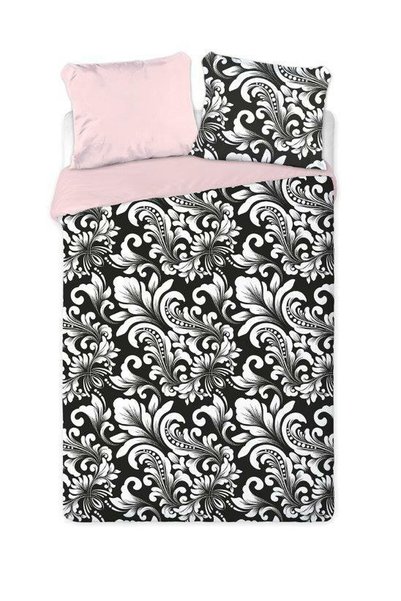 Faro Set lenjerie de pat, Faro, Bumbac satinat, 160x200 cm, Multicolor