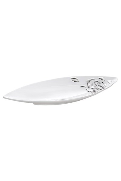 Eurofirany Platou decorativ, 50x20cm, alb
