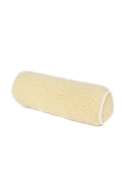Kampol Perna medicala din lana Merino, Kampol, 40x15cm, crem, cu umplutura di...