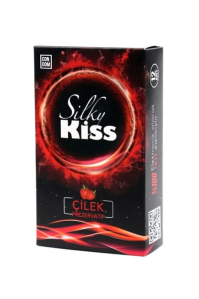 Silky Kiss Çilek Aromalı Prezervatif