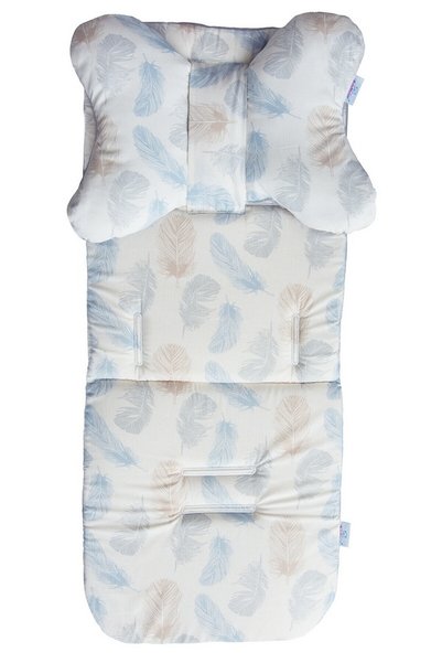 BabyMatex Husa carucior din spuma cu memorie si pernuta Iris Flakes 08