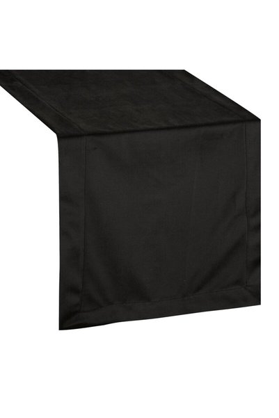 Eurofirany Fata de masa MELINDA in catifea fina 140 x 220 cm negru