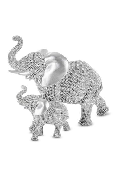 Eurofirany Figurina decorativa, 25x12x20cm, argintie