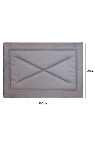 Domarex Culcus pentru caini, Domarex, 70x100cm, waterproof, antiderapant, gri