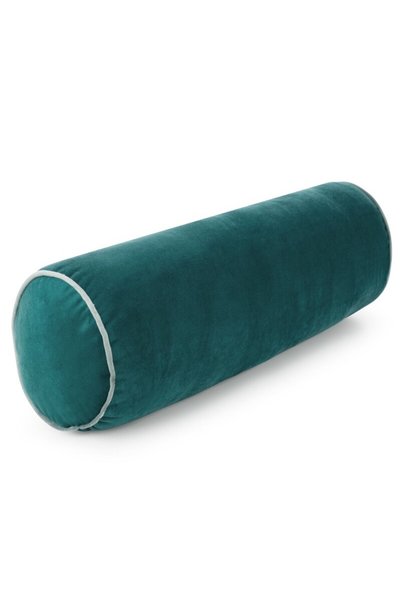 Eurofirany Perna decorativă Gaja, 15x45 cm, turcoaz închis, 100% poliester, 2...