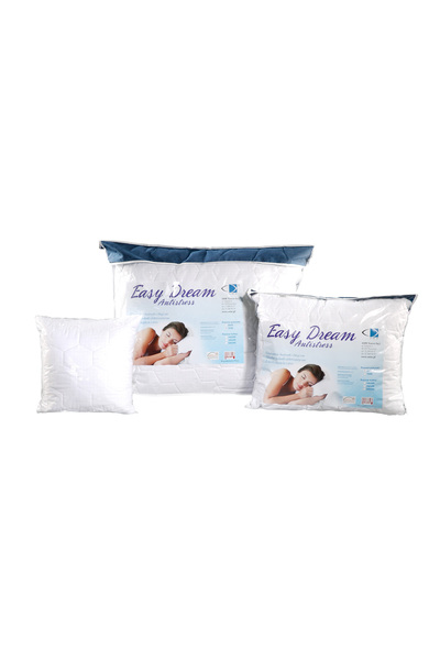 AMW Perna antialergica Easy Dream, 50x60cm, alb, 0,45kg, cu fibra de carbon