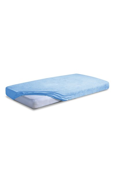 BabyMatex Cearsaf cu elastic Terry 70x140 albastru deschis 24 Classic