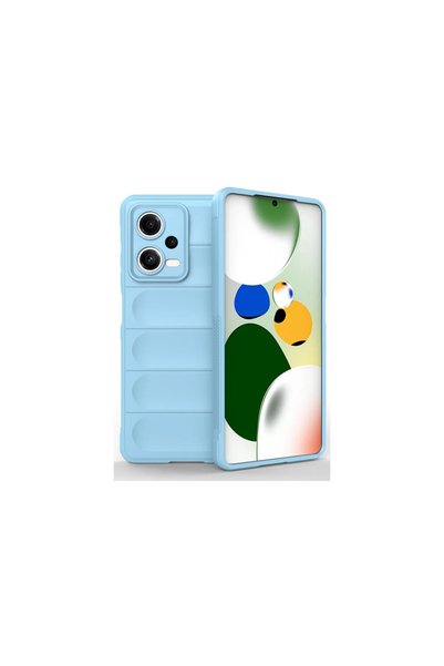 FMA حافظة هاتف Xiaomi Poco X5 5G من السيليكون الأمثل - أزرق سماوي