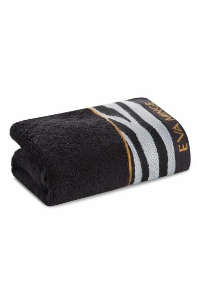 Eva Minge by Eurofirany Prosop Eva 22 50x90 negru, din bumbac froté, 500 g/m²...