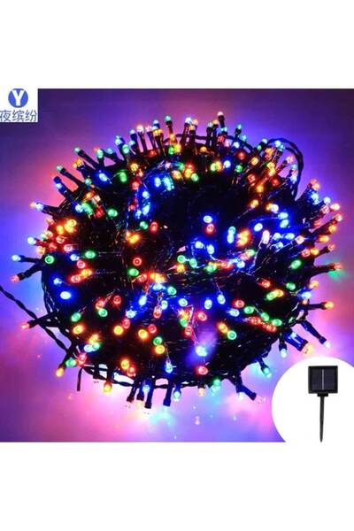 OEM Instalatie LED solara si USB, 300 LED, 30 m, multicolor