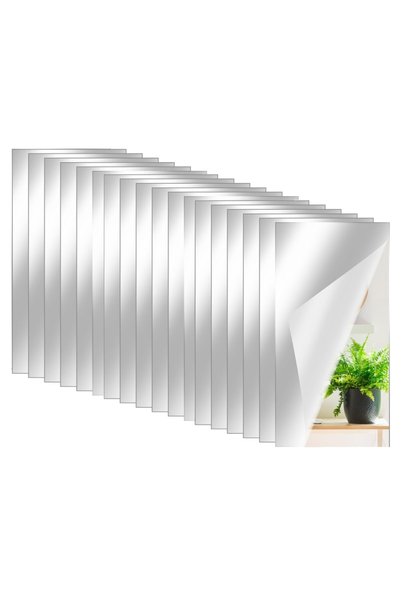 G Glixicom Set 30 Oglinzi Acrilice Autoadezive Model Dreptunghi Dimensiuni 35...