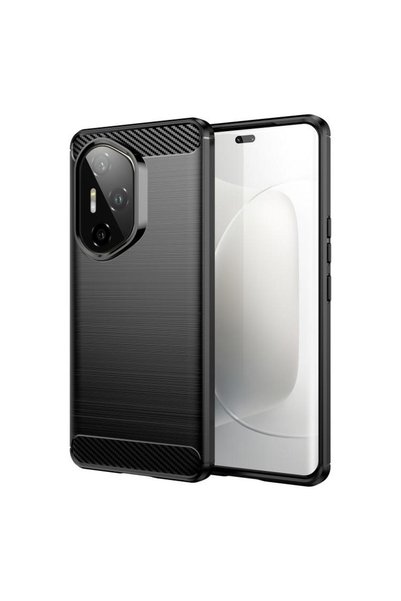 BURAQ غطاء هاتف من ألياف الكربون بملمس مصقول من مادة TPU لهاتف Honor 300 Pro ...