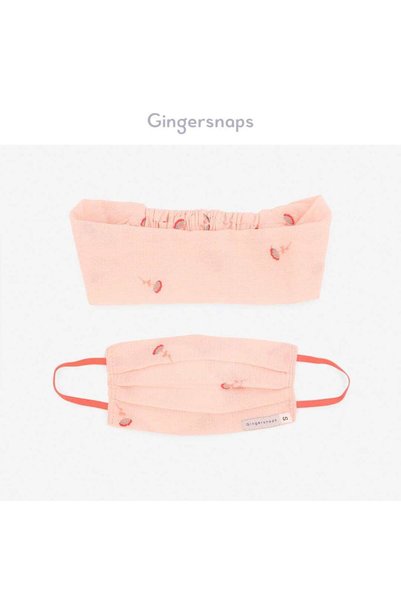 Gingersnaps أقنعة زهرية وردية للفتيات