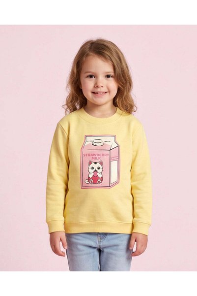 REDTAG سويت شيرت برسومات صفراء للفتيات