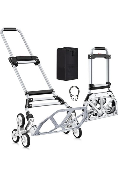 LinJie Climbing Hand Truck，220LB Folding Hand Truck,Stair Climbing Hand Truck...