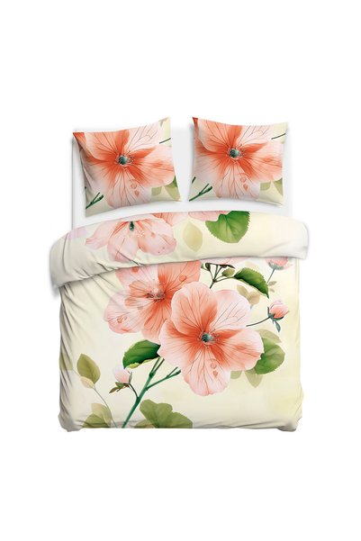 Darymex Set lenjerie de pat, DARYMEX, 220x200cm, 2x70x80cm, bumbac satinat, i...