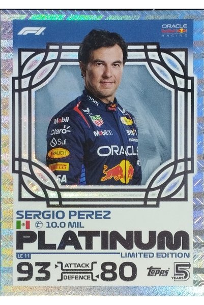 Topps بطاقة سيرجيو بيريز البلاتينية