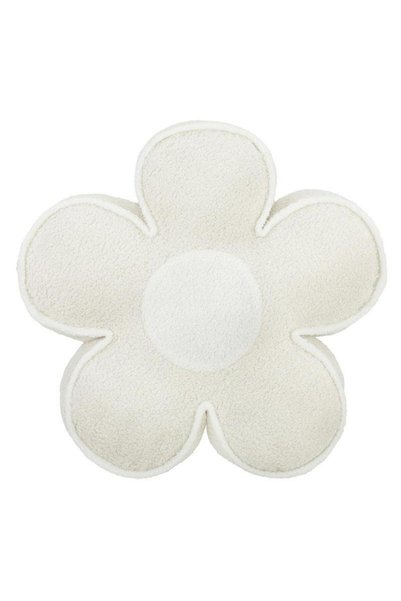 Karo Perna decorativa Kwiatek 50x15cm, bej, 100% microfibra