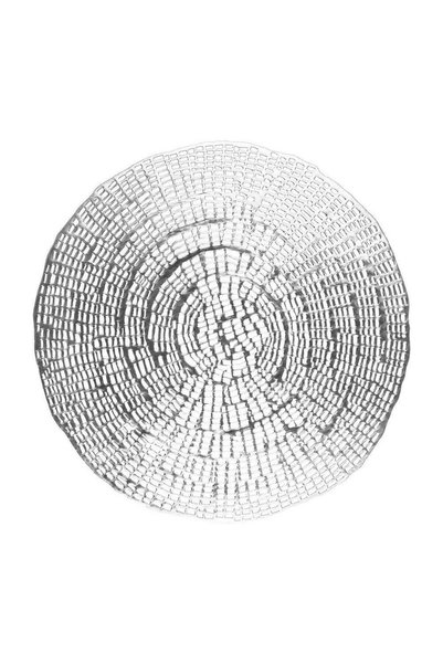 Karo Pad bucatarie, Sheen, Rotund, Plastic, 38 cm, Argintiu