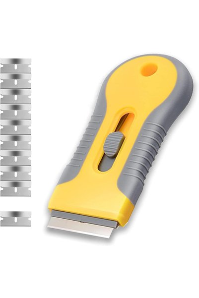 ANYUAN Ceramic Scraper, Multi-Purpose Cleaning Scraper Tool with 10pcs Stainl...