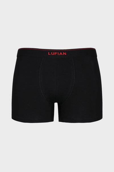 Lufian Gloria Men's Modal Boxer Black