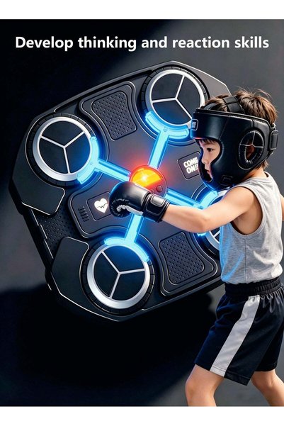 Generic Brand loven Kids Music Punching Ball - Smart Wall Mounted Boxing Trai...