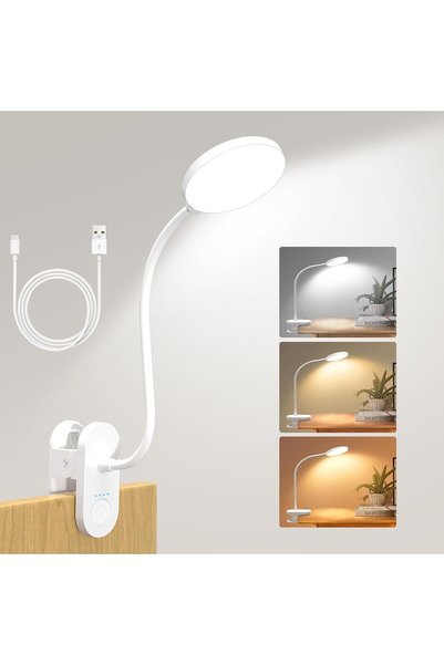 GENERAL مصباح قراءة LED قابل لإعادة الشحن بـ 97 مصباح، 3 أوضاع ألوان و10 مستو...