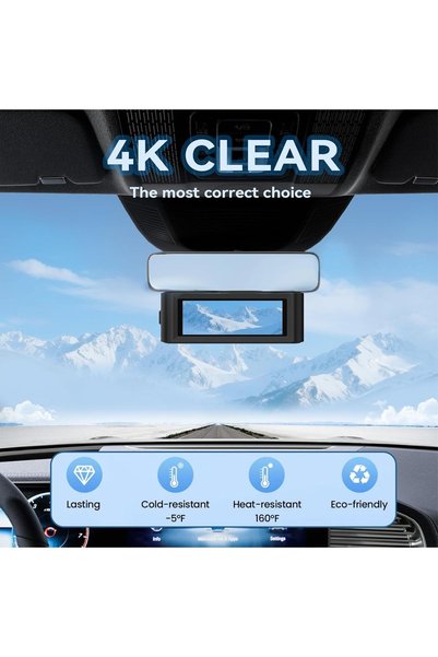 Generic Wi-Fi Dashboard Camera with Built-In Screen, Black, Without Memory Card