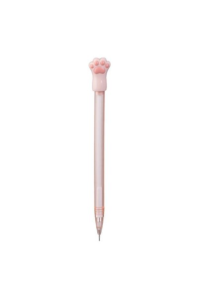 SHOPIENS Creion mecanic roz cu model labuta de pisica din plastic Shopiens®