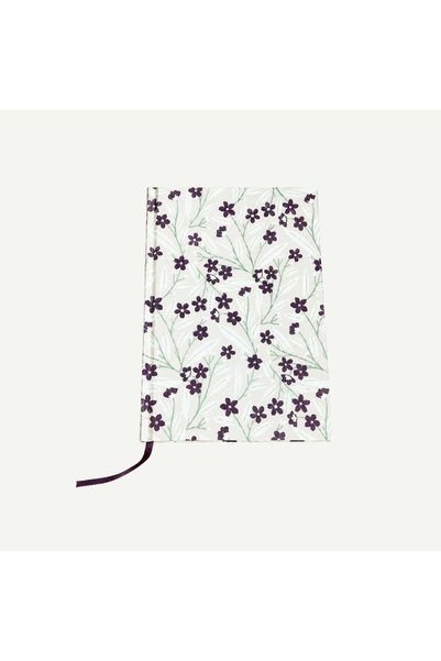 Flying Tiger Copenhagen Bordo Çiçekli Defter